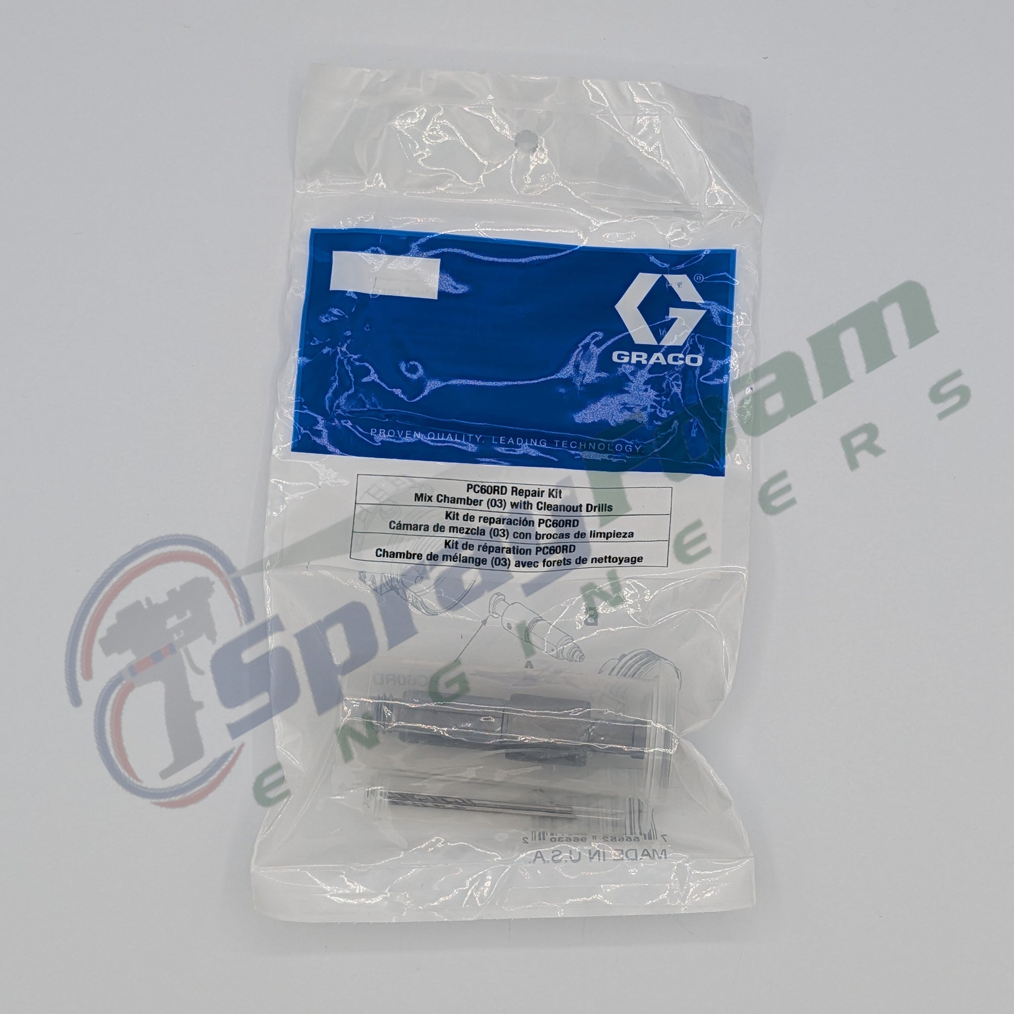 Fusion PC Round Mix Chamber 03, 0.060 in, Graco Part PC60RD