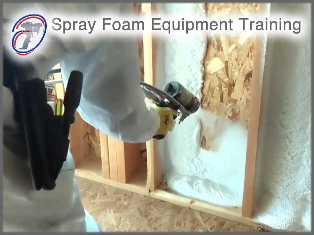 Spray foam insulation machine and equipment training and spray foam contractor training.